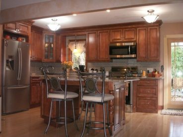 Brown Kitchen Cabinets Ideas With Countertops Options