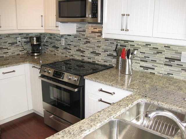 White Tulum Granite Kitchen Countertops Design Ideas