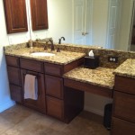 Santa Cecilia Granite Bathroom Countertops Ideas