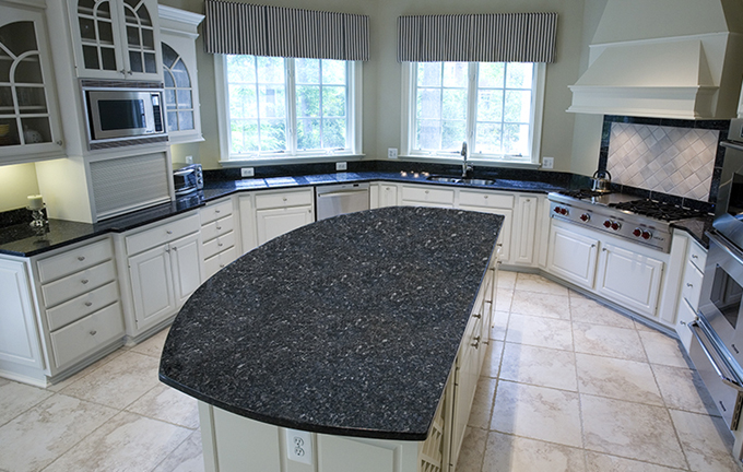 Blue Pearl Granite Countertops Kitchen Design Ideas