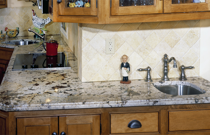 Crema Delicatus Granite Countertops Design Ideas