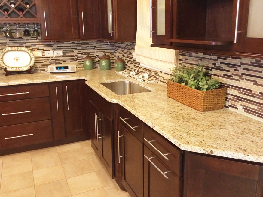 Giallo Ornamental Granite Countertops Design Ideas