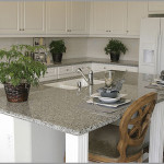 Luna Pearl Granite Kitchen Countertops Design Ideas