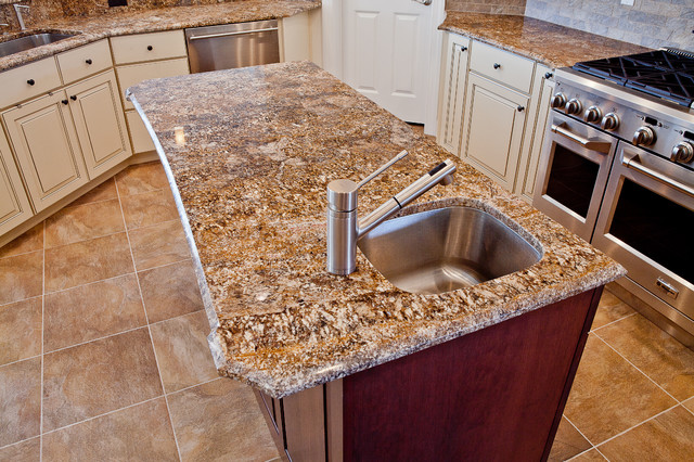 Chocolate Bordeaux Granite Countertops Design Ideas