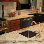 Sienna Beige Granite Countertop Kitchen Design Ideas