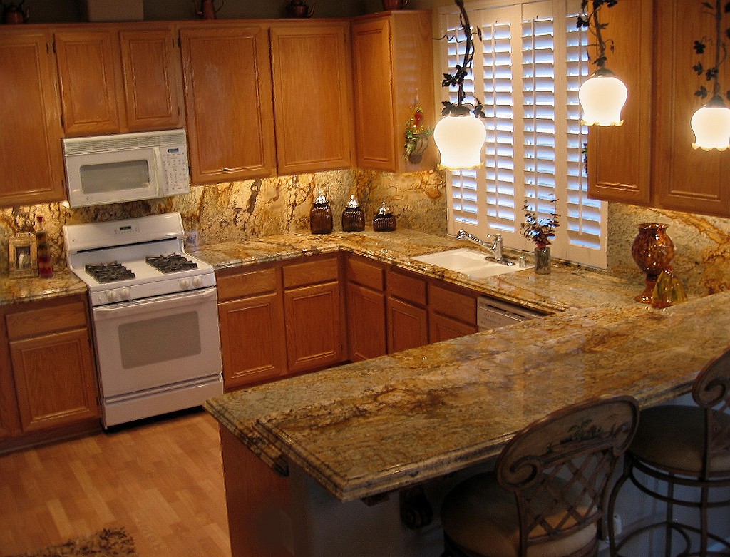 Yellow River Granite Countertops Kitchen Design Ideas
