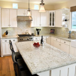 Colonial Gold Granite Kitchen Countertop Design Ideas