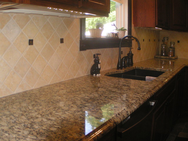 Giallo Napoleon Granite Countertops Kitchen Design Ideas