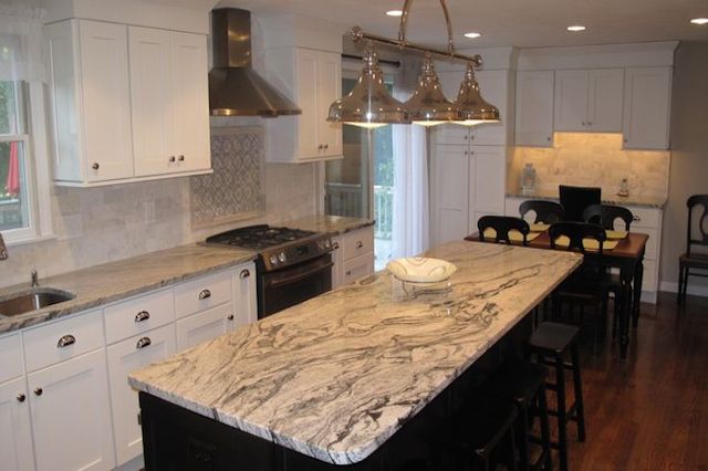 Silver Cloud Granite Countertops Kitchen Design Ideas