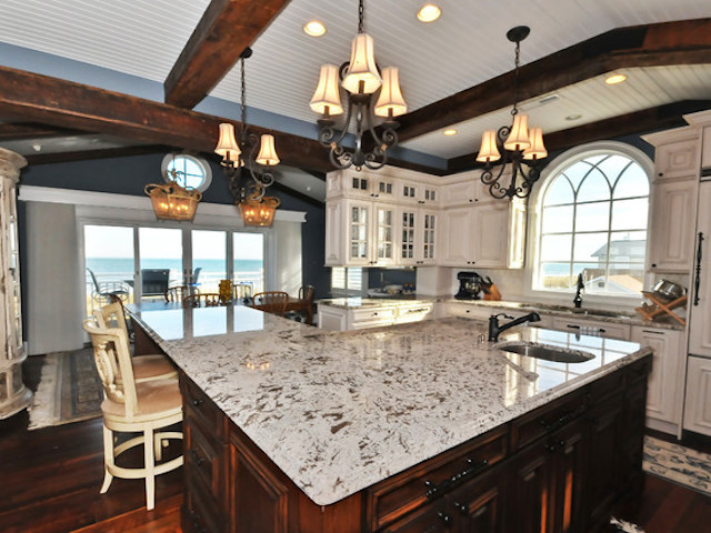 White Diamond Granite Countertops Kitchen Design Ideas