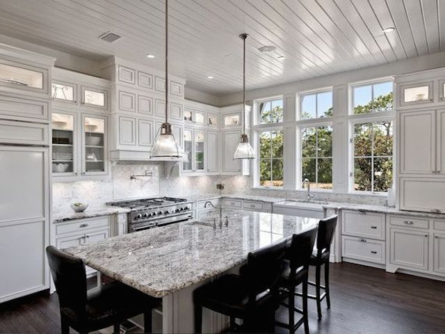 White Ice Granite Countertops Design Ideas