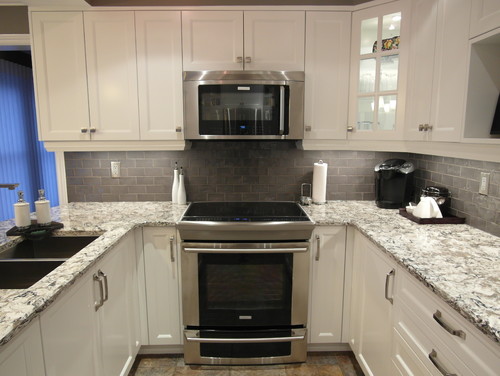 Cambria Bellingham Quartz White Cabinets Backsplash Ideas