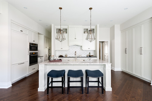 Cambria Bellingham Quartz White Cabinets Backsplash Ideas