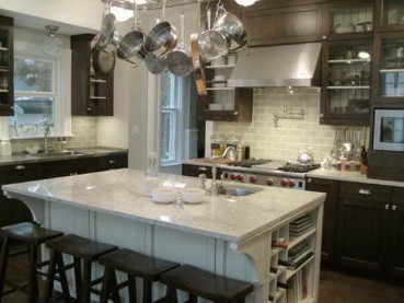 River White Granite With  Backsplash Ideas