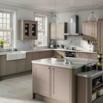 Gray Kitchen Cabinets White Countertop