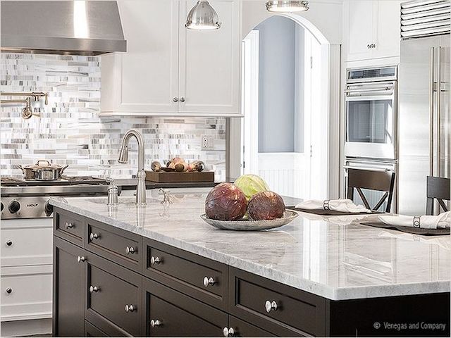 30 Stunning White Carrara Marble Countertop Kitchen Design Ideas