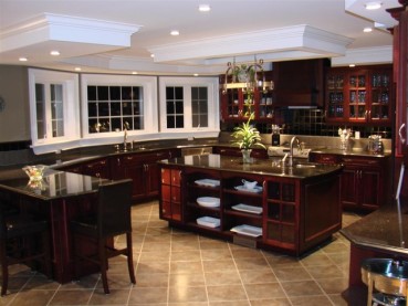 Black Galaxy Granite Countertops With Backsplash Ideas