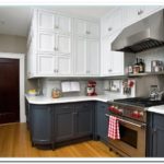 Two Tone Kitchen Cabinets Dark and White