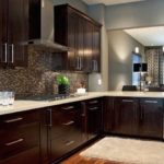 Espresso Color Kitchen Cabinets Countertop Ideas