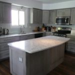 White Marble Look Kitchen Quartz Countertops Ideas