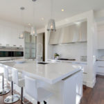 White Kitchen Cabinets With White Quartz Countertops