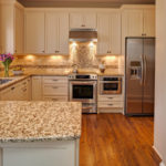 Giallo Napoli Granite Kitchen Countertops White Cabinets