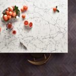 Caesarstone White Attica Kitchen Quartz Countertops