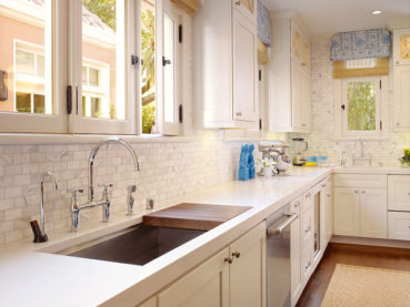 Caesarstone Organic White Kitchen Quartz Countertops