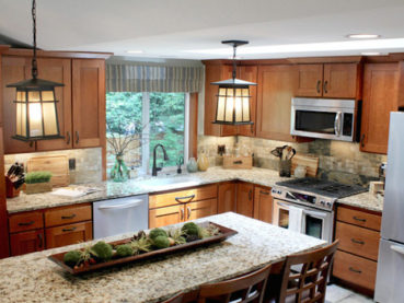 Giallo Rio Granite Kitchen Countertops Design Ideas