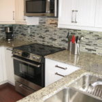 White Tulum Kitchen Granite Countertops Design Ideas