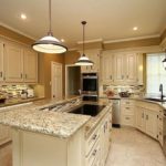 Santa Cecilia Gold Kitchen Granite Countertop Ideas