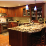 Splendor Gold Granite Kitchen Countertops Design Ideas