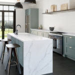 Eternal Calacatta Gold Silestone Quartz Kitchen Countertops